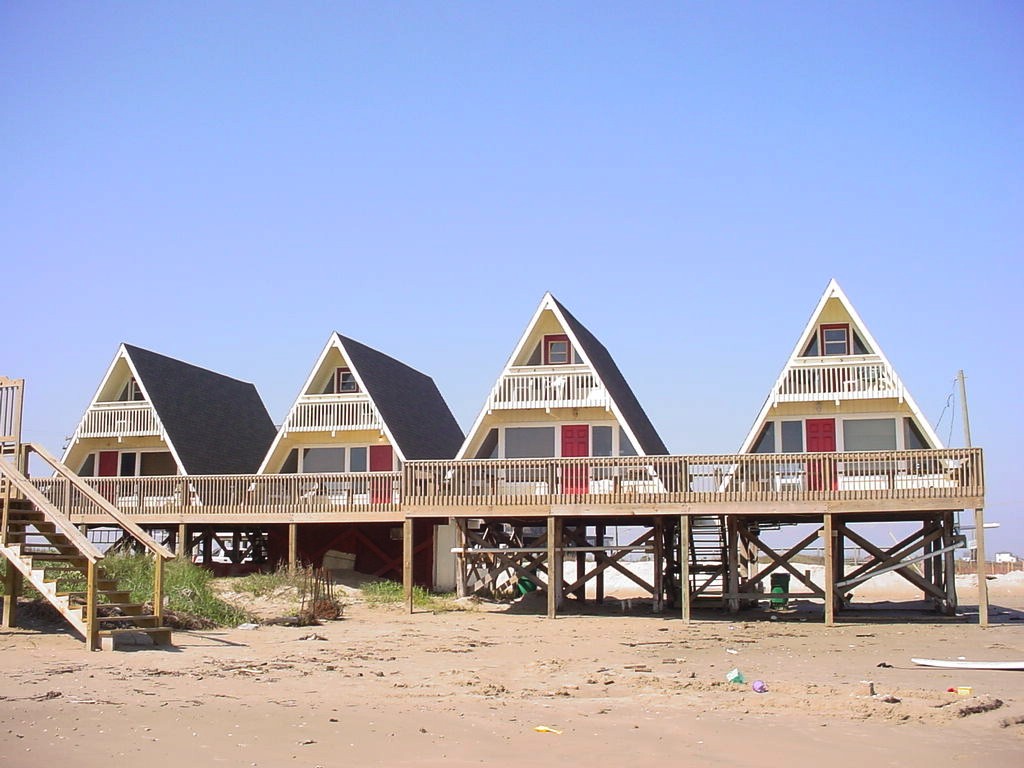 A Frame House On Beach