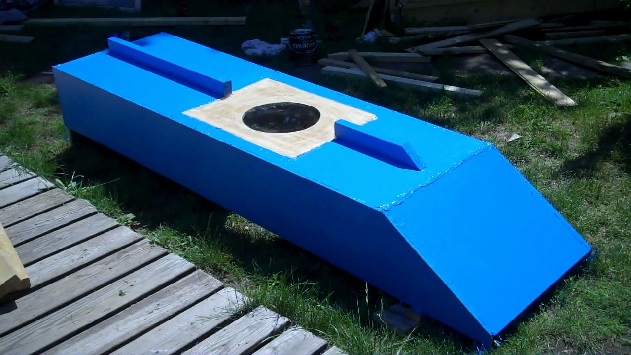 "The Blue Crab"- A micro, plywood, skiff/kayak/canoe- that 